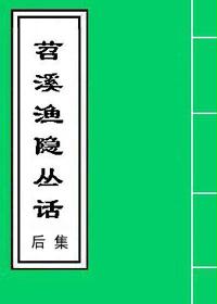 苕溪渔隐丛话后集